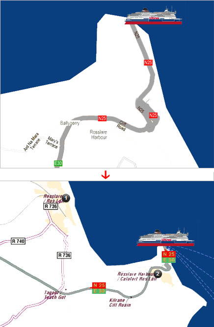 Carte Rosslare