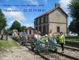 Cyclorail-car & Tourist Train - Etretat
